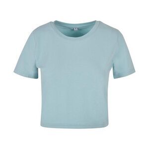 Build Your Brand Womens/Ladies Crop Top / Ocean Blue